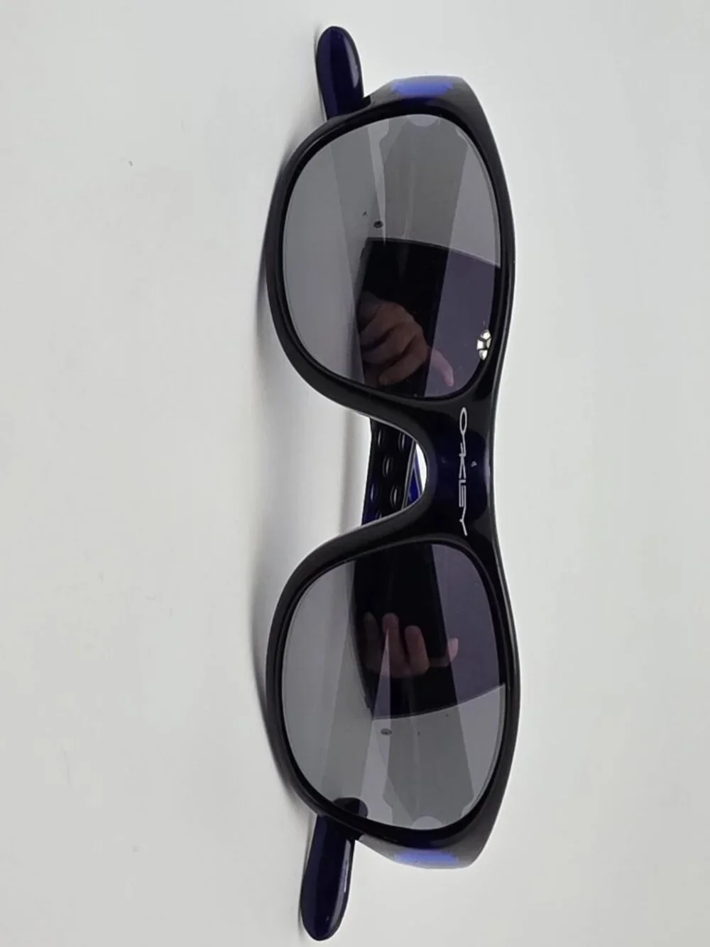 Oakley 03-123 Fives Gen 1.0 Dark Crystal Blue Frame Black Iridium Sunglasses